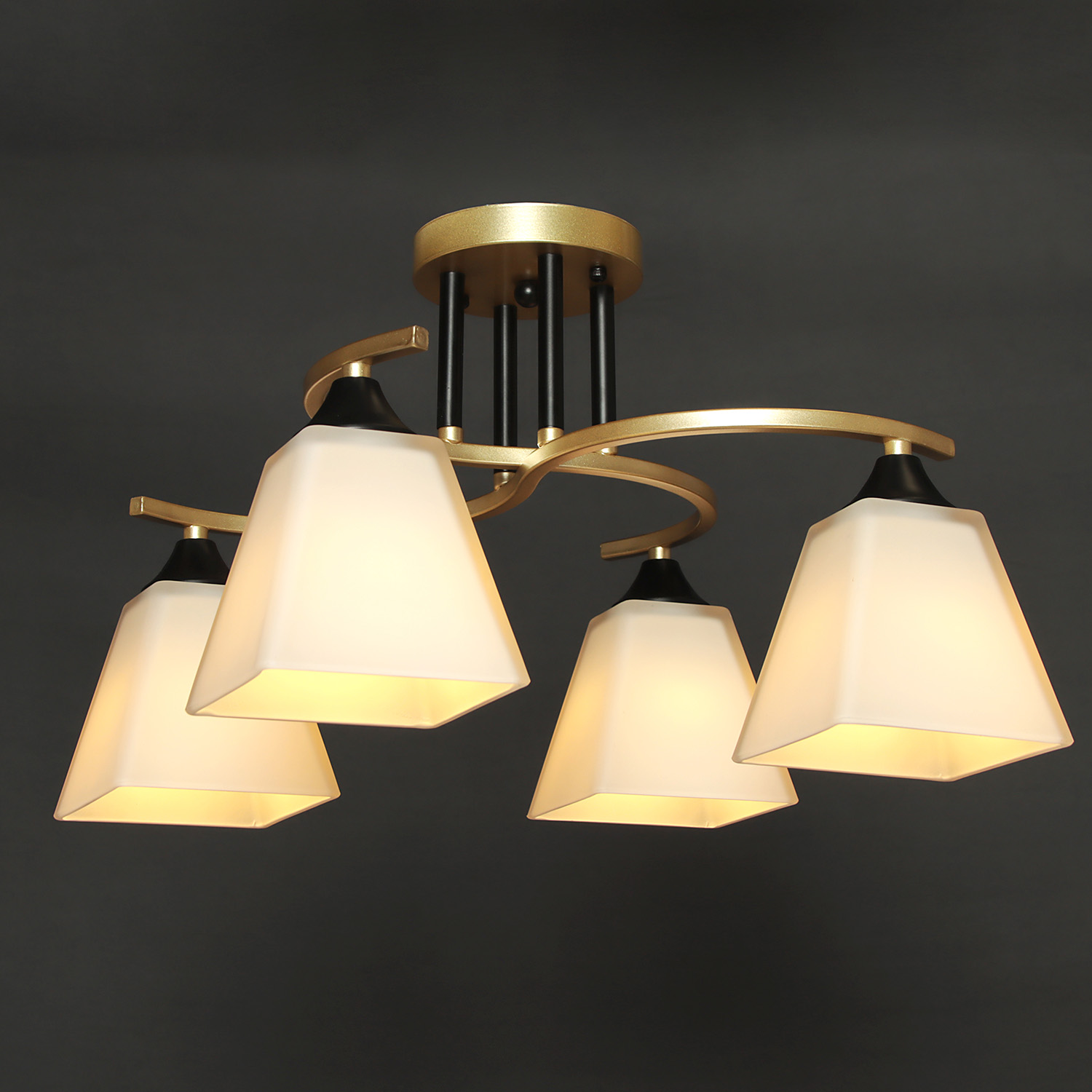 Люстра N5456/4 4*40W  E27 (d-520; h-260)  VERNER LIGHTING *1