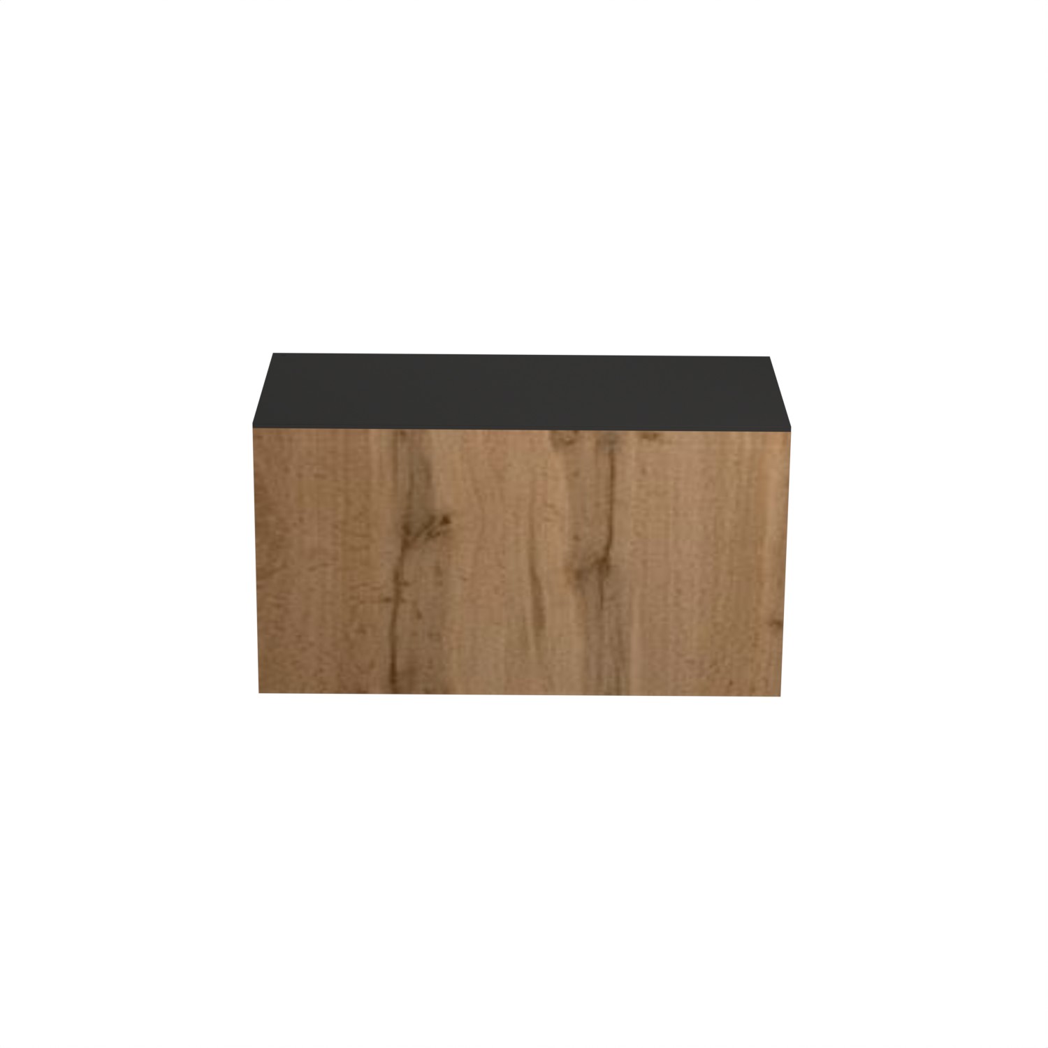 Шкаф навесной 600х338х290 мм BROZEX-WOOD Next, для вытяжки, с дверцей, графит / дуб вотан