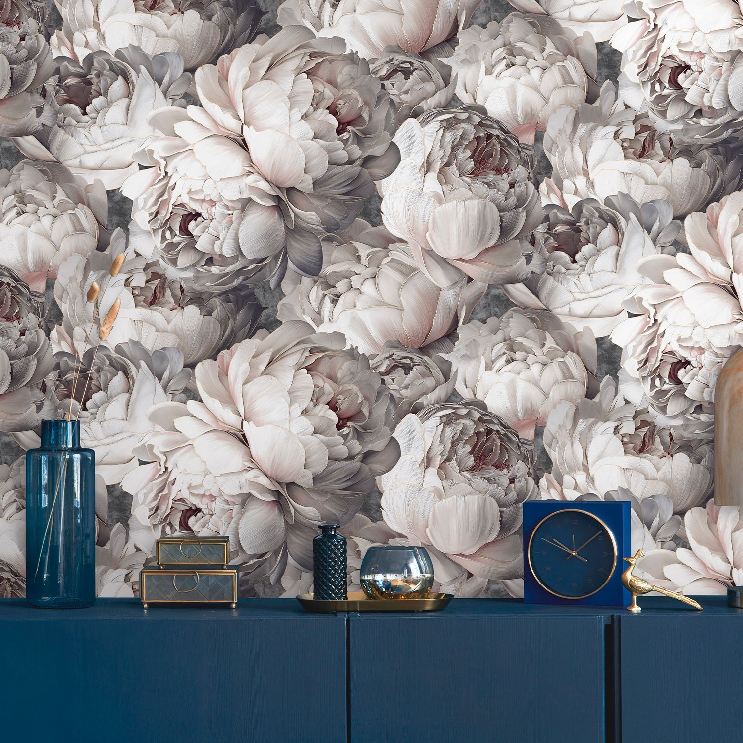 Обои  флиз Victoria Stenova Stenova Peony (сер.) 585339 1.06*10м *6