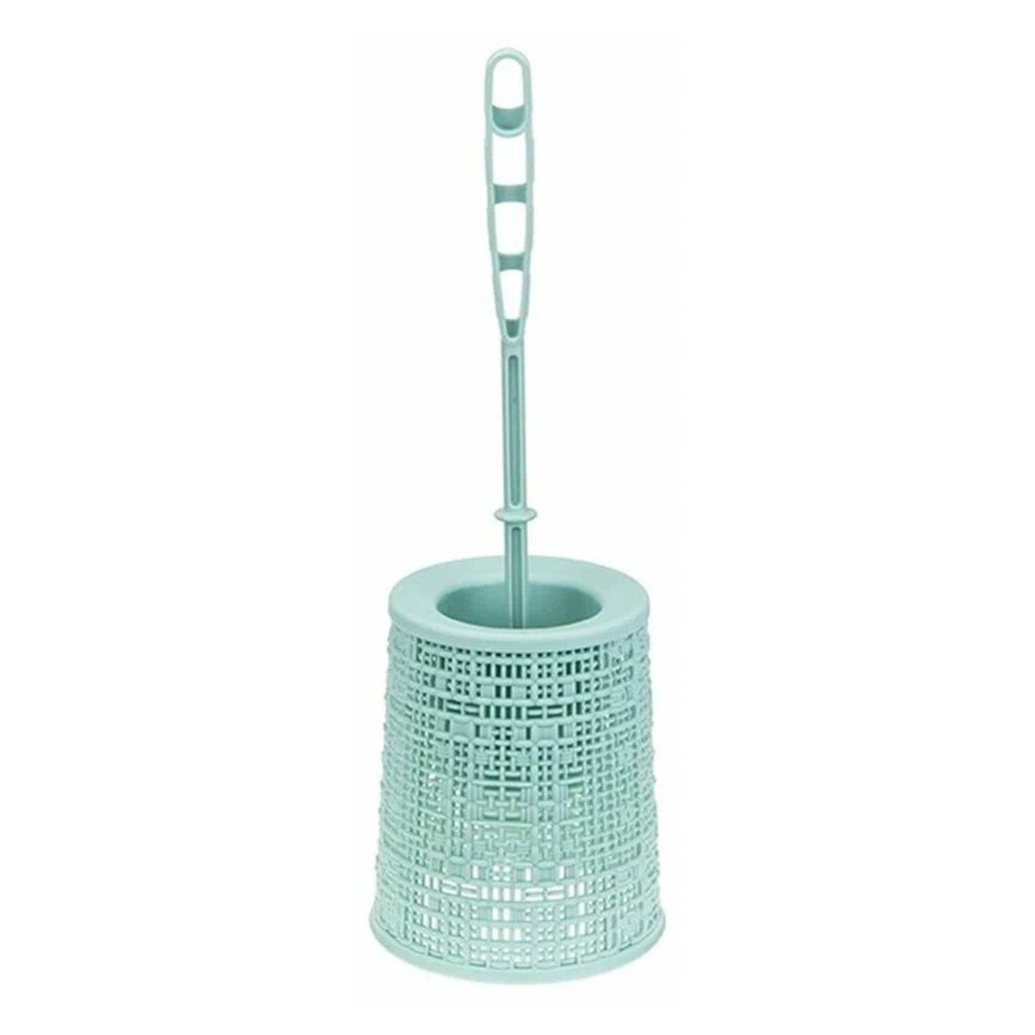 яяяЕрш унитазный с подставкой-емкостью "Бязь" Морская волна М 5027 ("М-Пластика") *1/12