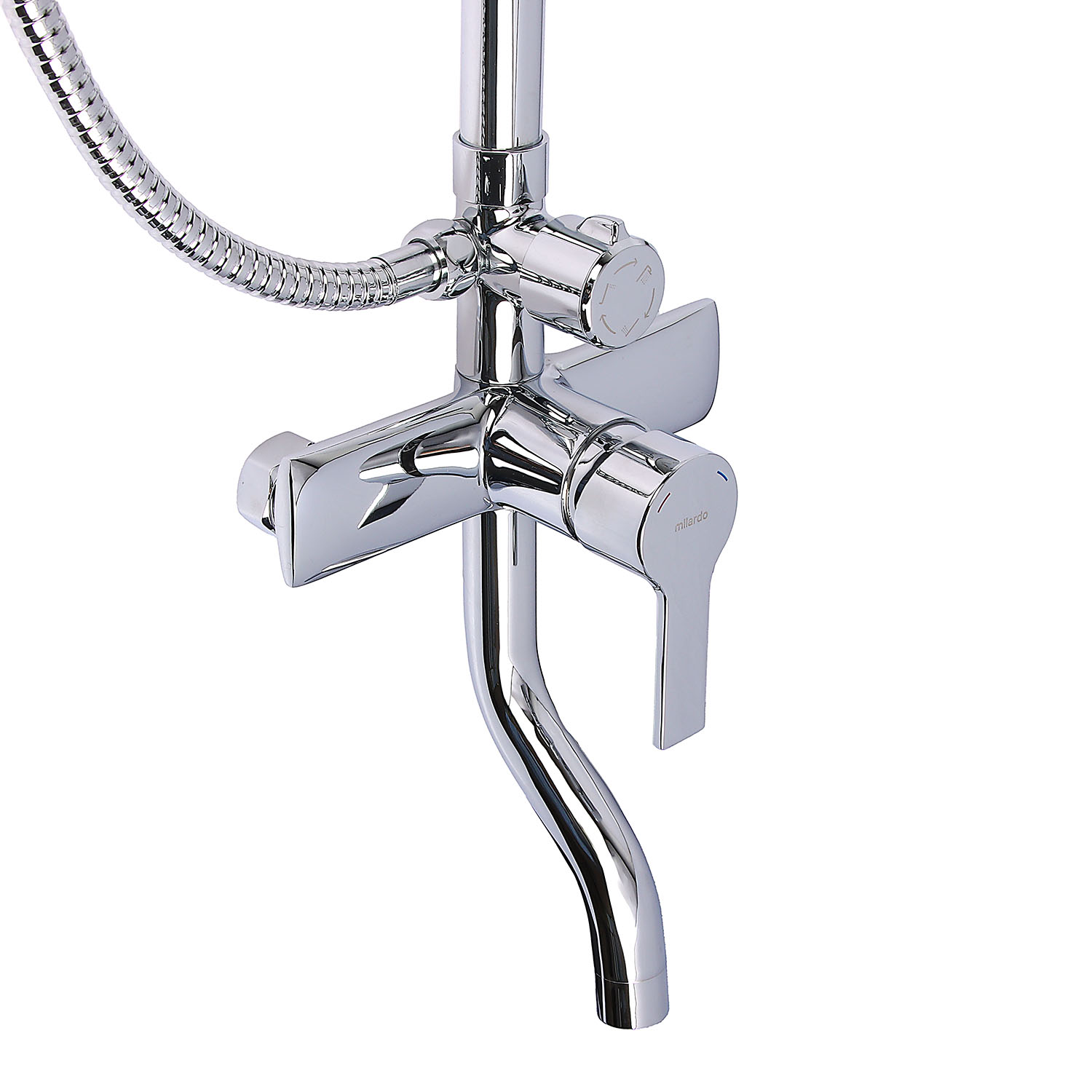 Система душевая с тропич. душем Milardo, Stripe STRSB1FM06 *1