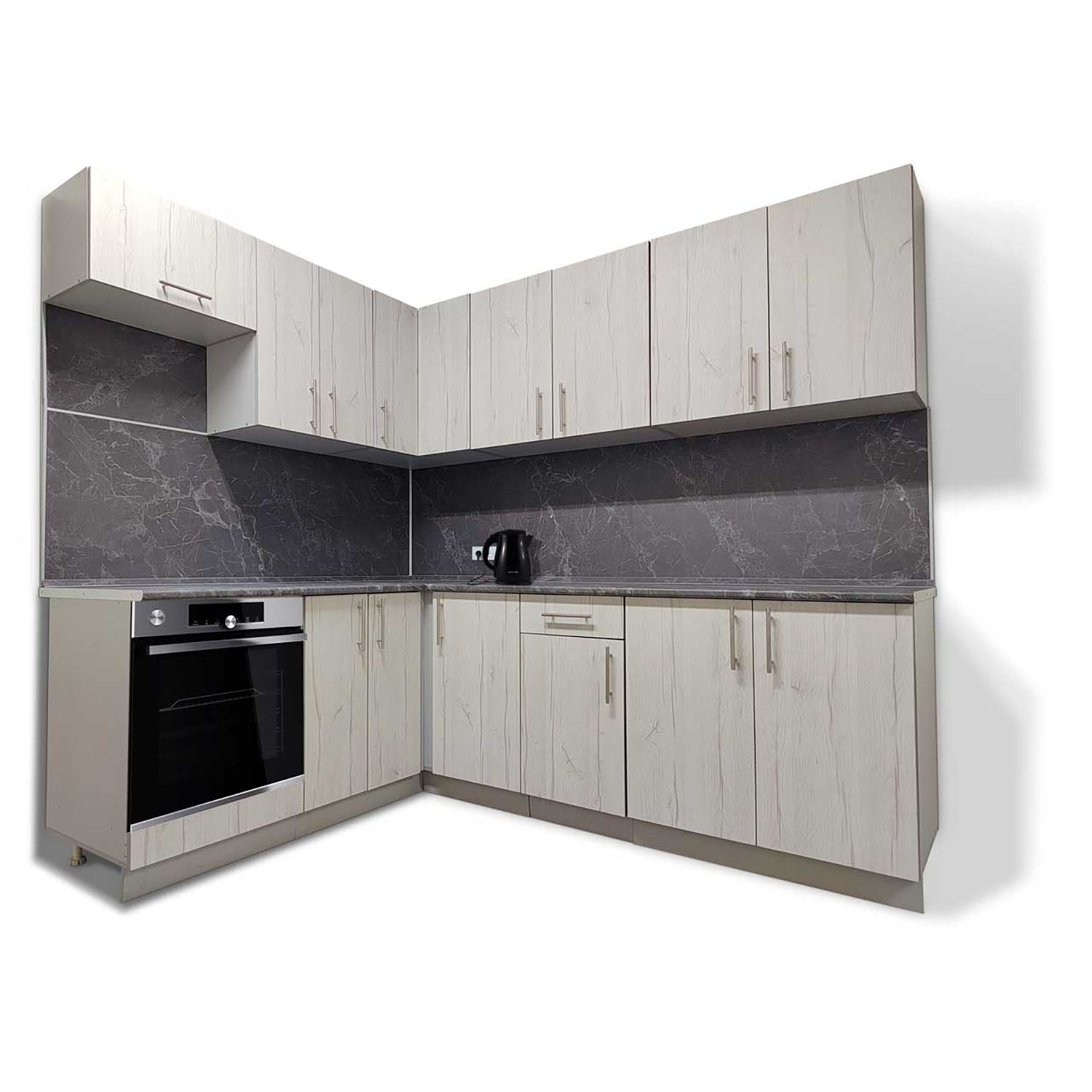 Шкаф напольный 500х850х480 мм BROZEX-WOOD Camellia, с дверцей, серый / юта