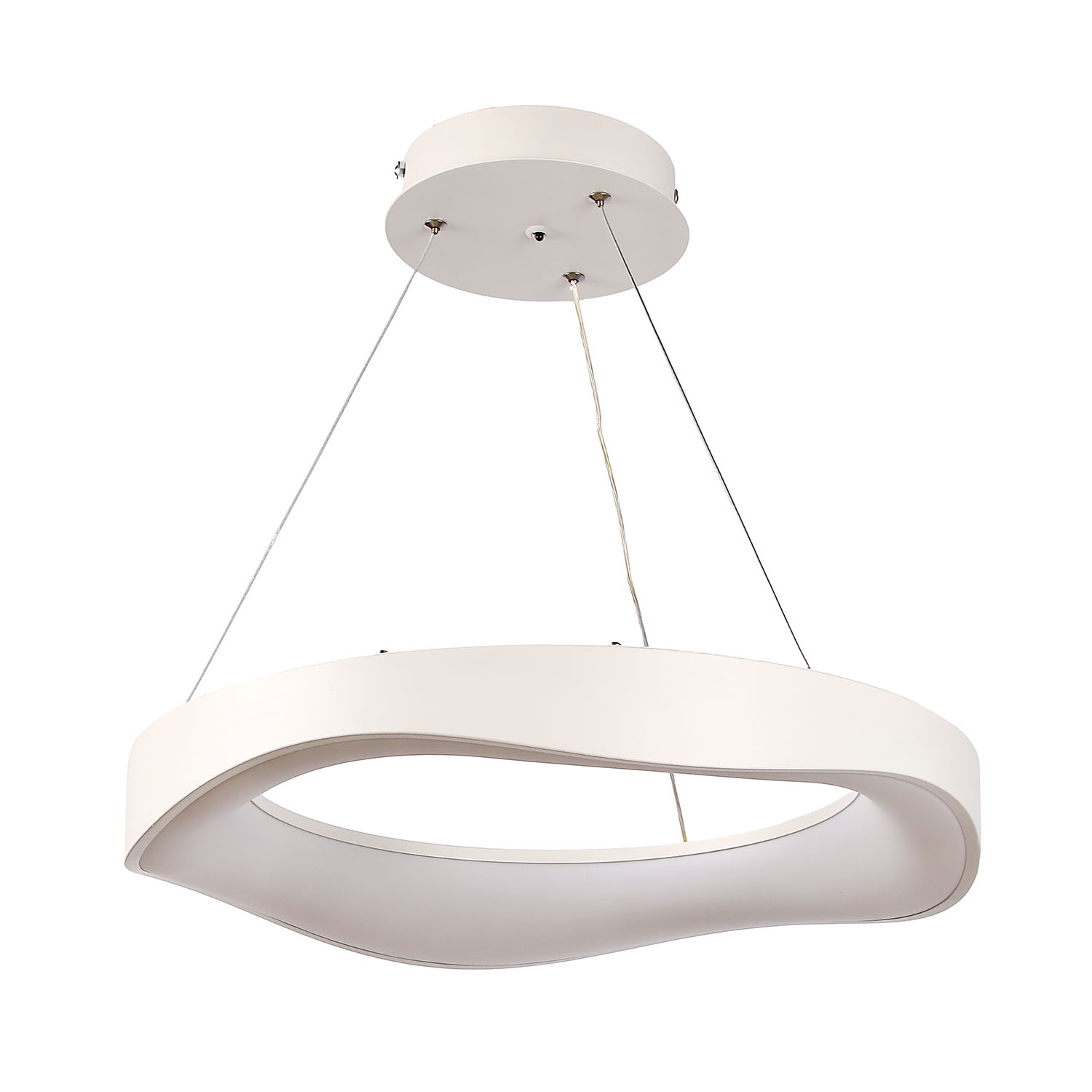 Светильник подвесной светодиодный акриловый 480мм h150см 80W 9224 C LED пульт S=20м2 *1