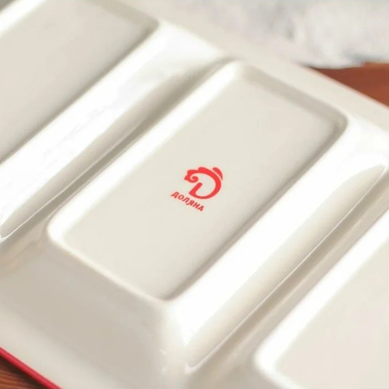 яяяМенажница 3 ячейки "Новый год. Оленята" 30х17,5х3 см 4826171