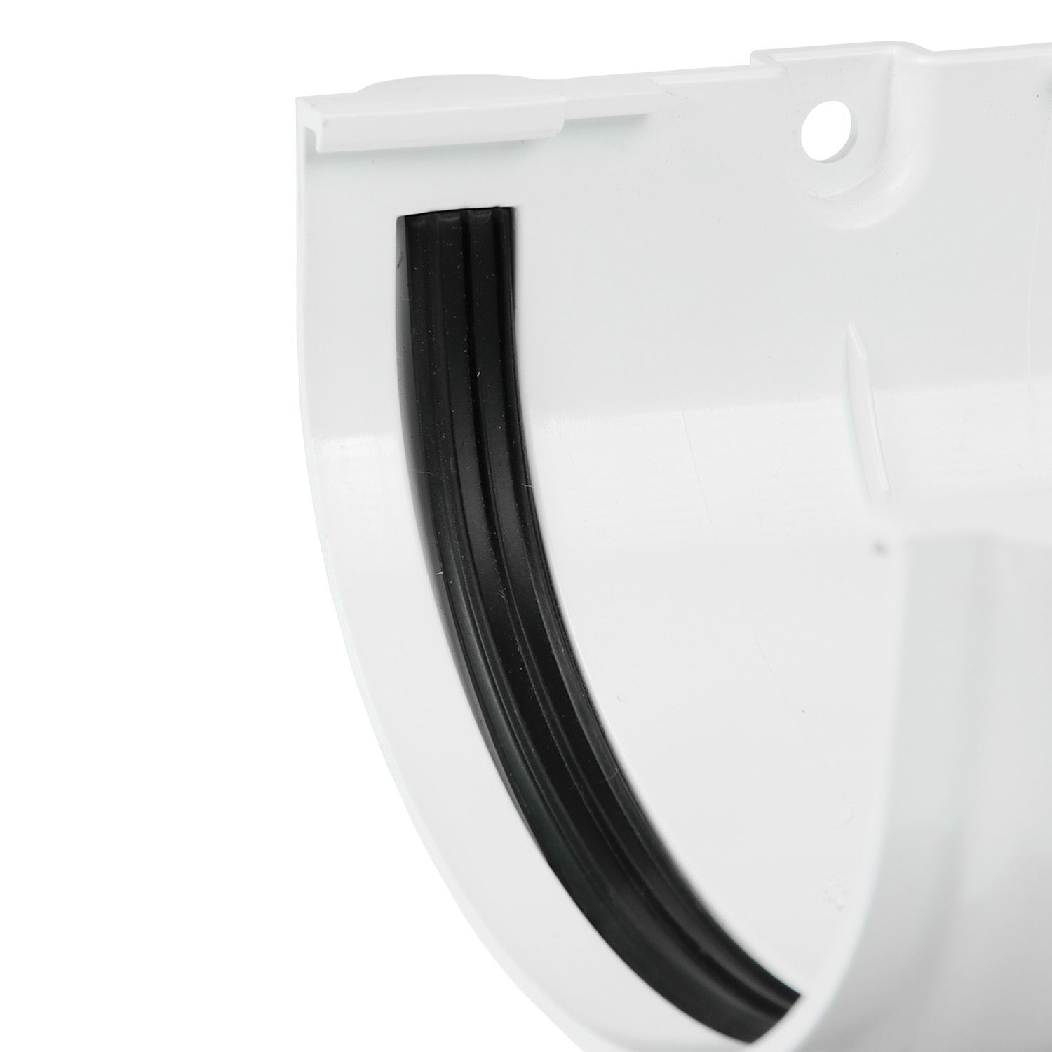 Соединитель желоба 120 мм ТехноНиколь, белый