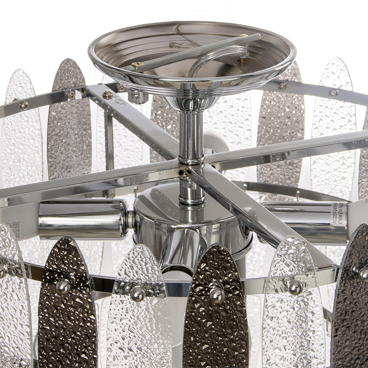 Светильник потолочный 09031-3.3-06 CR Е14  S=36м2  *1