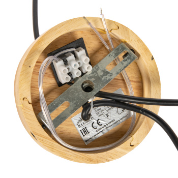 Светильник подвесной IL1011-1P-05 BK 40Вт Е27 S=6м2  *1