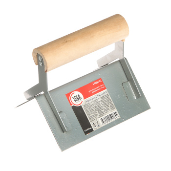 Кельма стальная для внешних углов PQTools, деревянная ручка