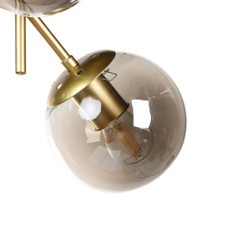 Светильник потолочный N36375/3 GD 3*40W E27 220V (d-350; h-340) S=12м2 VERNER LIGHTING *1