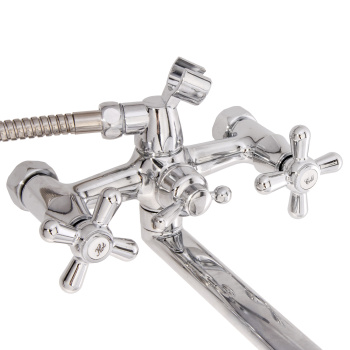 Смеситель д/ванны ROEGEN RP120B плоский излив *1/10