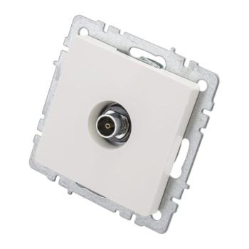 Механизм розетки "BRITE" TV оконечный 2DB бел. IEK BR-A10-O-K01   *10/100