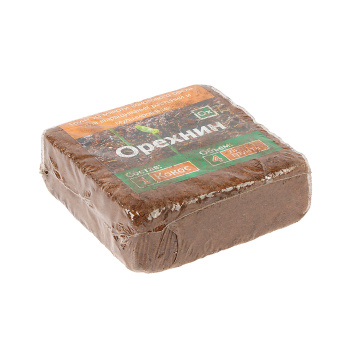 Кокосовая Мульча Nekura Орехнин 1, 4 л, 0.3 кг, брикет