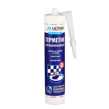 Герметик санитарный 280 мл ULTIMA S, силиконовый, бесцветный