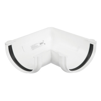 Угол желоба 90° ТехноНиколь, 120 мм, белый