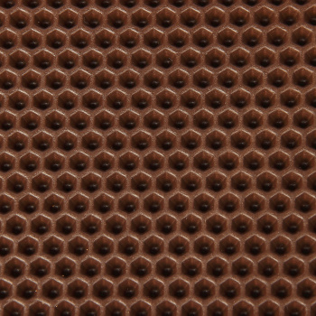 Коврик грязезащитный ЭВА TUP, 68х48 см, соты, коричневый