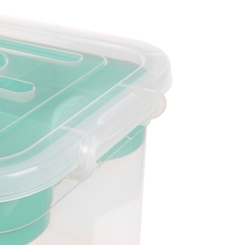 Контейнер д/хранения пластм. "Аптечка" "Домашний доктор" 10л с Вкладышем арт.81003("Полимербыт")*1/6