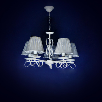 Люстра Verner Lighting N1439/5, 40 Вт, Е27, 5 ламп, белый