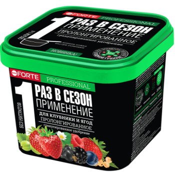 Удобрение для клубники и ягод, ведро 1 л, с биодоступным кремнием Bona Forte