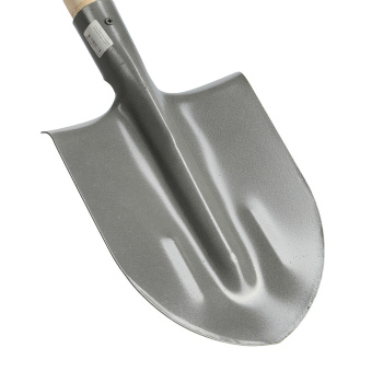 Лопата штыковая стальная, 200х340 мм, с деревянным черенком 120 см