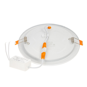 Светильник встраив. Ecola Круглый даунлайт с драйвером 12W 6.5K 170*20 DRRD12ELC *10/30