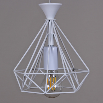 Светильник подвесной 02630-0.4-03 WH Е27 40Вт  S=18м2  *1