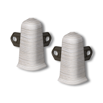 Угол наружный IDEAL Deconika, 55 мм, 253 ясень серый, 2 шт.