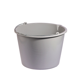 Ведро строительное 20 л Акор, ударопрочное, металлическая ручка, пластик