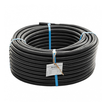 Шланг поливочный 50 м Авангард, резиновый, 1/2", армированный, черный