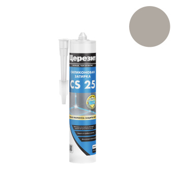 Затирка для швов 280 мл Церезит CS 25, серый