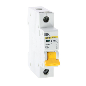 Авт.выкл. IEK ВА47-29 10А/1П 4,5kA х-ка С MVA20-1-010-C *12/144