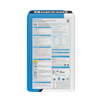 Клей для плитки 25 кг Церезит СМ 17 Супер Флекс, эластичный, C2 TE S1