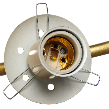 Светильник потолочный N36363/6 GD 6*40W E27 220V (l-950; w-250; h-350) S=24м2 VERNER LIGHTING *1