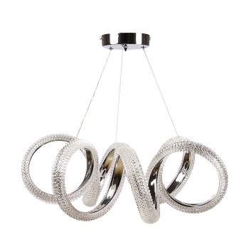 Светильник подвесной светодиодный 9232/140W Chrome  530 мм 3 реж., пульт S=20м2 VERNER LIGHTING *1