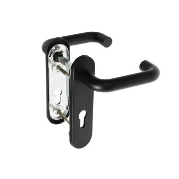 Ручка на планке д/противопож.замков HР-72.1303-BL черный (в комплекте 2шт) Avers *1/24