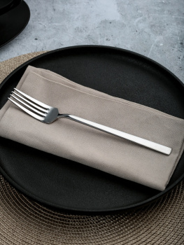 Вилка столовая нерж. "Quadro" КОМПЛЕКТ 2ШТ на подвеске DMC130 "Domenik" *1/12/72