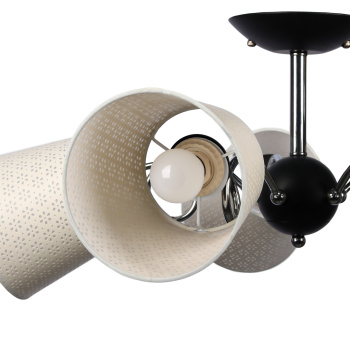 Люстра Verner Lighting N1944/5, 40 Вт, Е27, 5 ламп, черный/хром