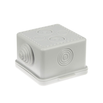 Коробка распаячная 4 вх. ОП D65х65х50мм  IP54 TDM SQ1401-0511 инд. штр-код *10/120