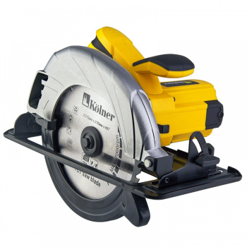 Пила циркулярная 210мм 2000Вт 4600об/мин глуб.73,5мм уг.расп0-45гр посад30мм KCS 210/2000 Kolner*1/2