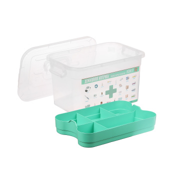 Контейнер д/хранения пластм. "Аптечка" "Домашний доктор" 10л с Вкладышем арт.81003("Полимербыт")*1/6