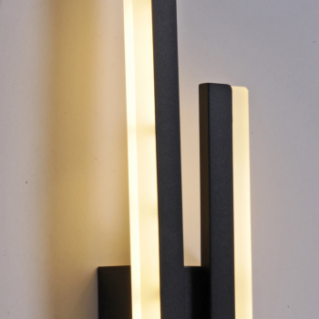 Бра 86233-9.2-001U LED2Х8W BK LED 16W   *1/20