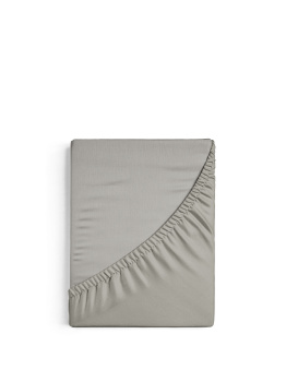 Простыня на резинке поплин (90*200+25см) Niteva 19250 кварц *1/10