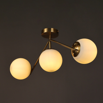 Светильник потолочный N36377/3 COP 3*40W E27 220V (l-580; w-150; h-245) S=12м2 VERNER LIGHTING *1