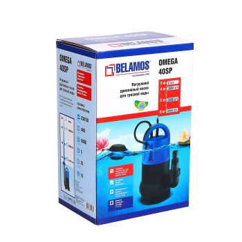 Насос погружной Belamos Omega 40SP, дренажный, 400 Вт, 7500 л/час