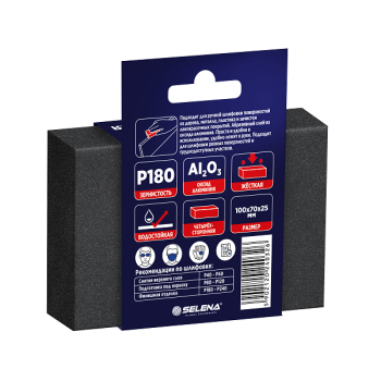 Губка шлифовальная Р180 25х70х100мм арт.40326 TYTAN *1/200