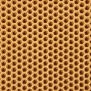 Коврик грязезащитный ЭВА TUP, 68х48 см, соты, бежевый