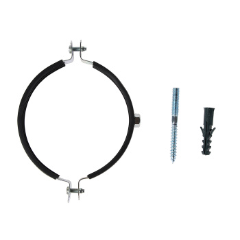 Хомут металлорезиновый с дюбелем и шурупом Ø 108-114 мм 4" (аналог ЯЫ46)*1/60