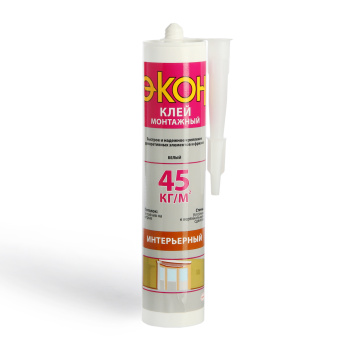 Жидкие гвозди 400 г ЭКОН Интерьерный, белый