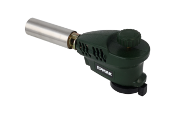 Горелка газ. с пьезорозж., цанговый захват, широкое cопло 15,3х4,5х7,2см ЕРМАК (333-095) *1/80