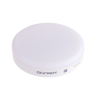 Лампа светодиодная ОНЛАЙТ, GX53, таблетка, 8 Вт, 600 Лм, 2700 К, теплый белый