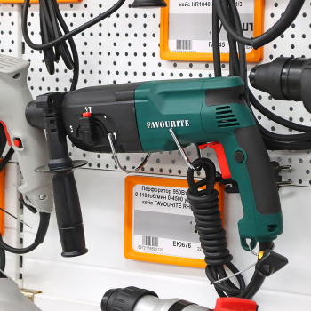 Перфоратор электрический FAVOURITE RH 950, щеточный, 3 режима, 0-1100 об/мин, 0-4500 уд/мин